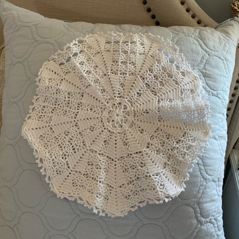 Crochet pillow covers
